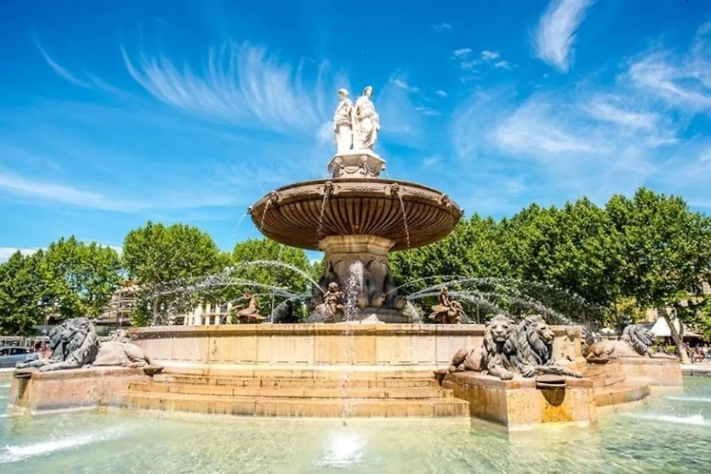 Charmant T3 Centre Historique, Parking Aix-en-Provence 0*,  Frankrike